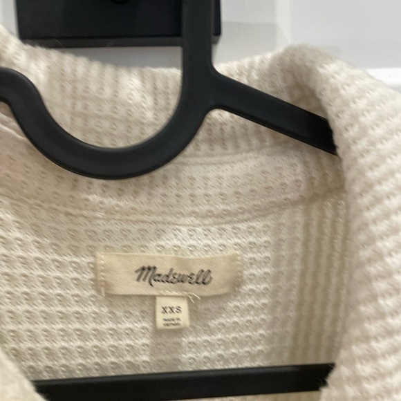 Madewell Cream Button-Down Shirt - Picture 3 of 4